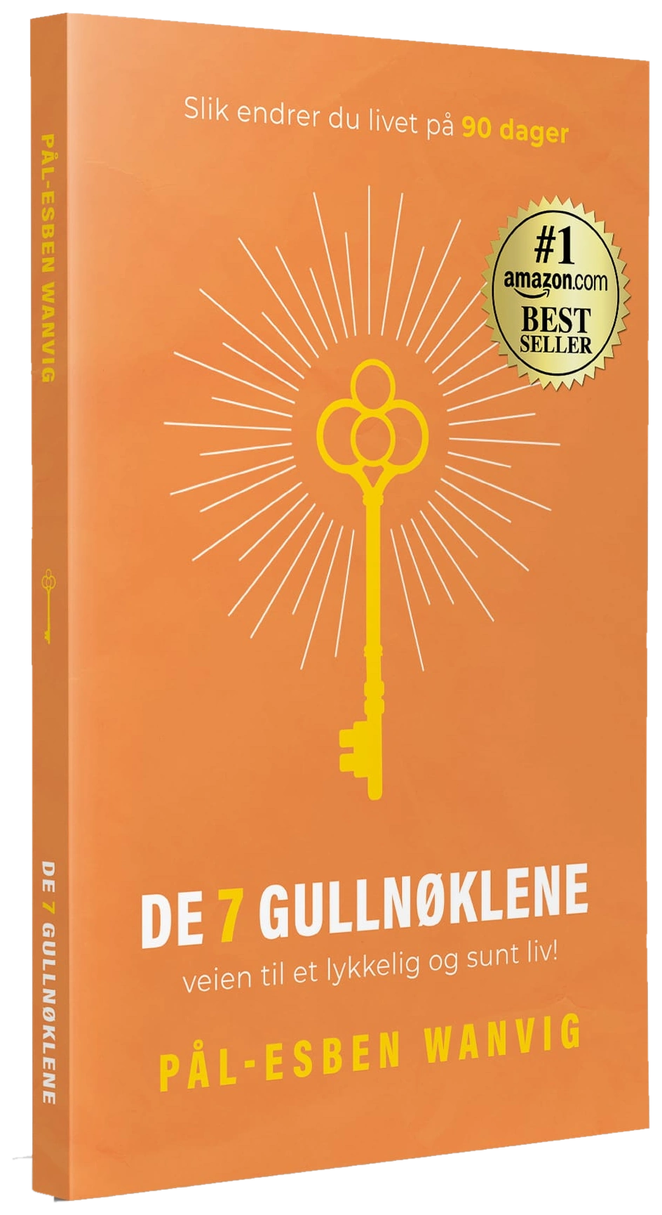 Boken De 7 gullnøklene: veien til et lykkelig og sunt liv, av Pål-Esben Wanvig.