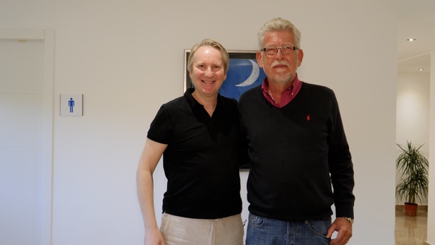 Pål-Esben Wanvig på klinikken på Mallorca